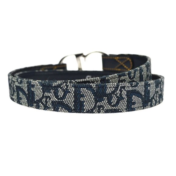 Christian Dior Trotter Belt Navy main image 11